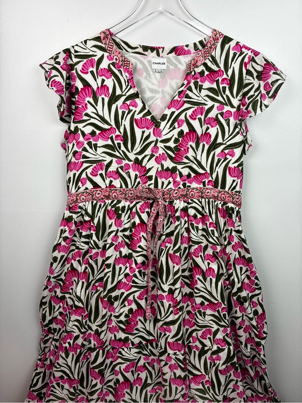 Charlee Floral Cotton Maxi Dress
